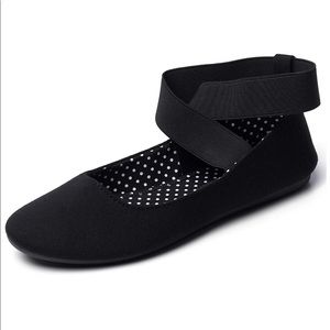 Black ballet style flats